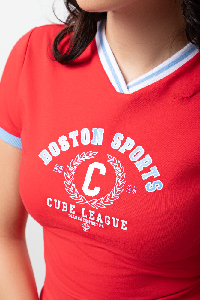 Fitted T-Shirt Red (3)