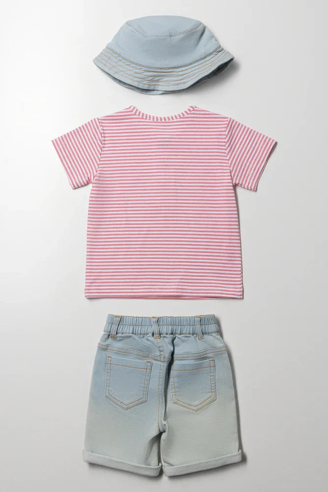 3 Piece Henley Set Blue And Red (4)