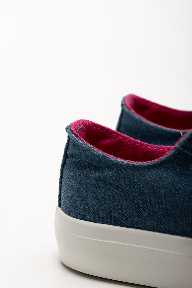 Angel And Stitch Denim Sneakers Blue (3)