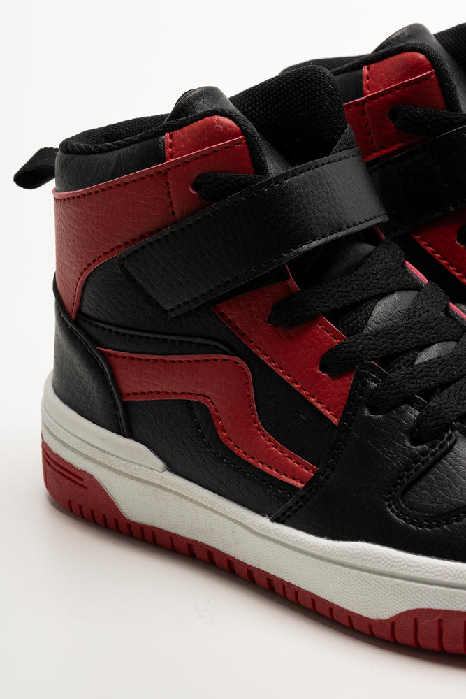 Skate High Top Sneakers Black (3)