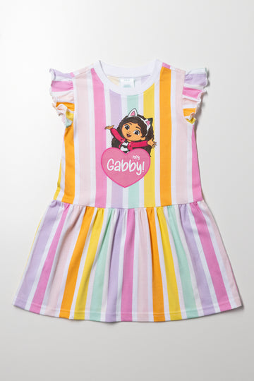 Gabby's Dollhouse Stripe Dress Multi