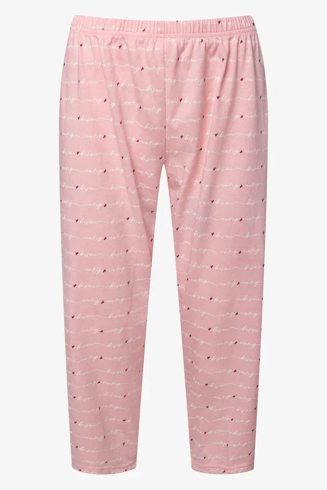 Capri Pyjama Set Pink (2)