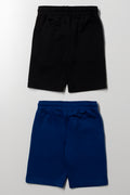 2 Pack Batman Shorts Black & Blue (2)