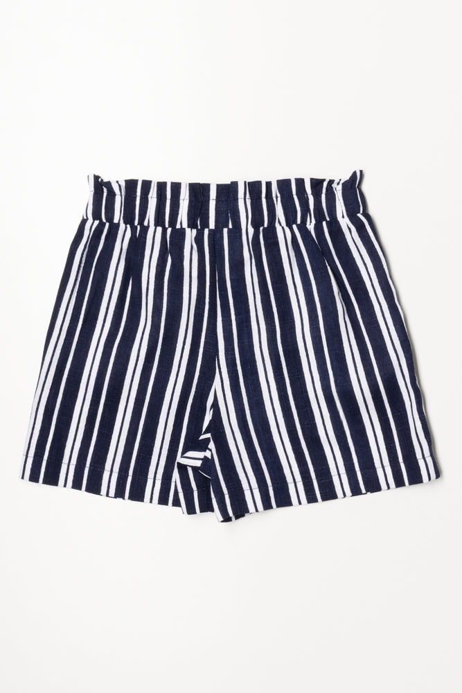 Stripe Shorts Navy (2)