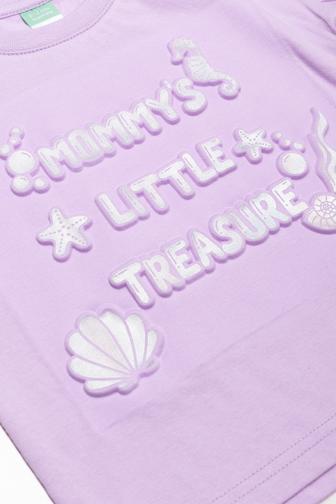 Dropped Shoulder T-Shirt Lilac (1)