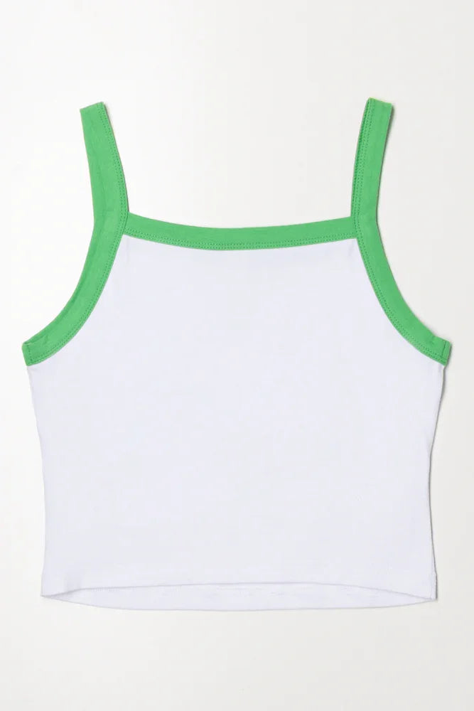 Cropped Vest White (2)