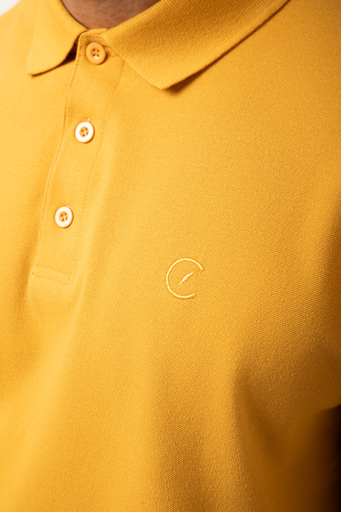 Short Sleeve Golfer Yellow (3)