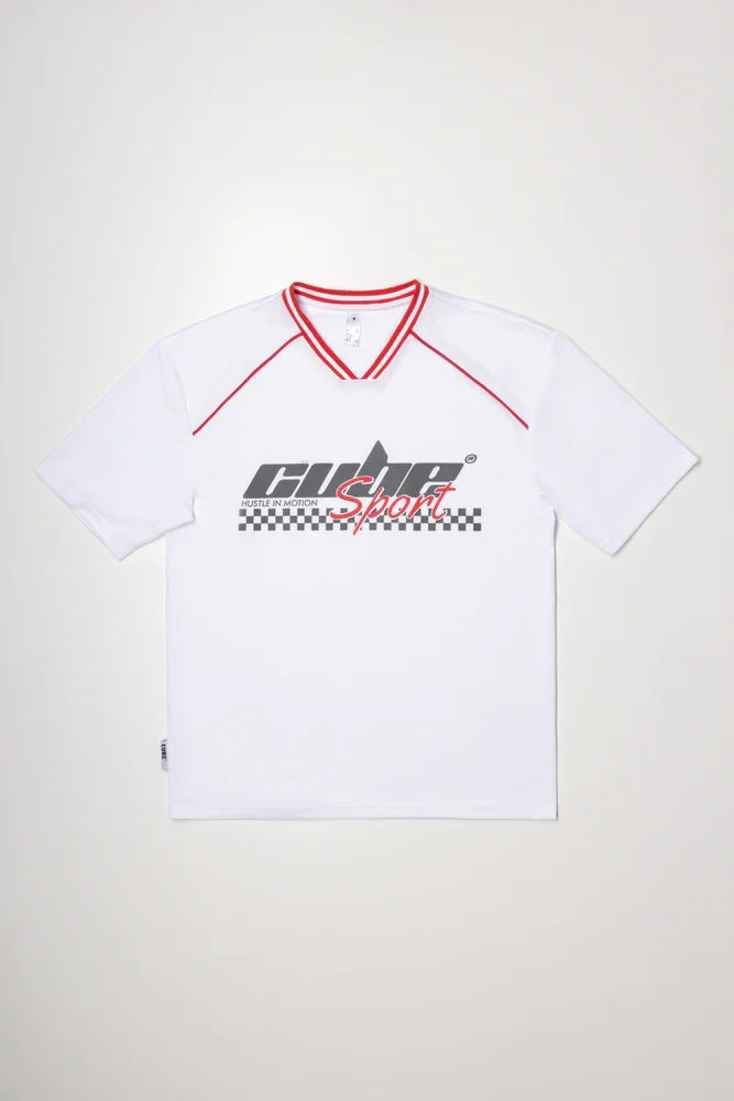 Short Sleeve Soccer T-Shirt White