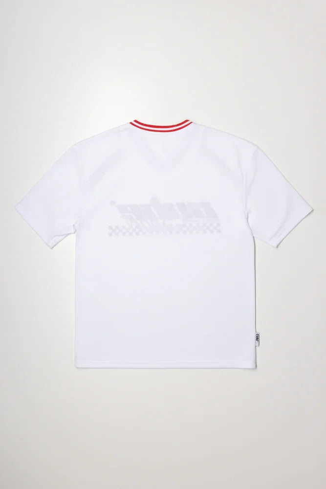 Short Sleeve Soccer T-Shirt White (2)