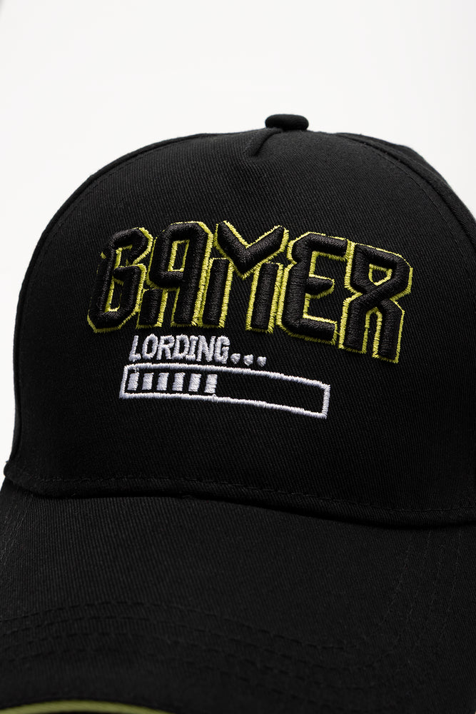 Gamer Peak Cap Black (2)