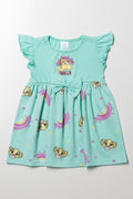 Lion King Bow Dress Blue