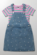 Denim Pinafore Set