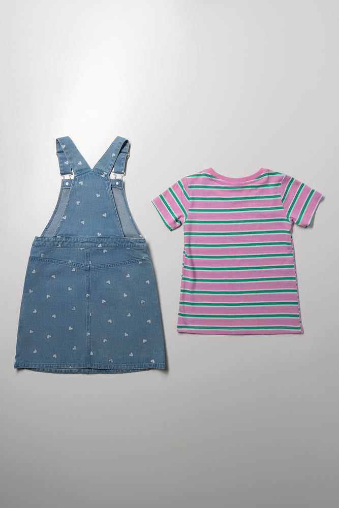 Denim Pinafore Set (3)