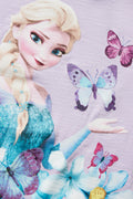 Frozen Frill Sleeve Top Purple (2)