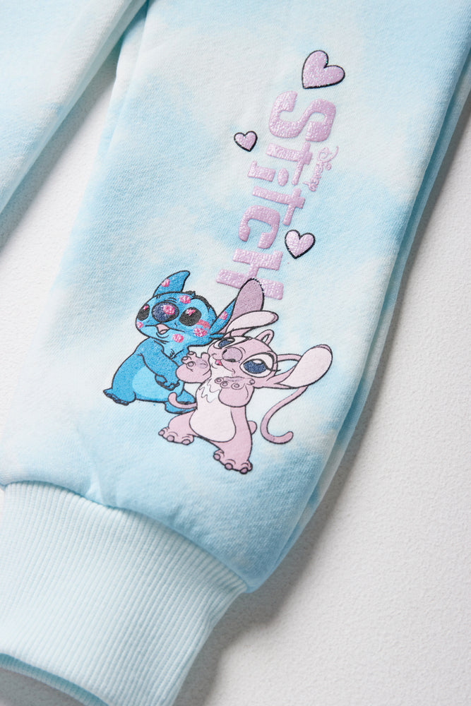Lilo And Stitch Tie Dye Trackpants Blue (1)