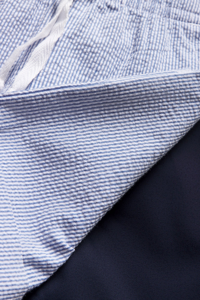 2 Pack Stripe Shorts Navy (1)