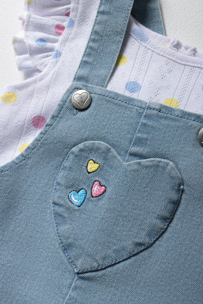 Dungaree Set Blue
