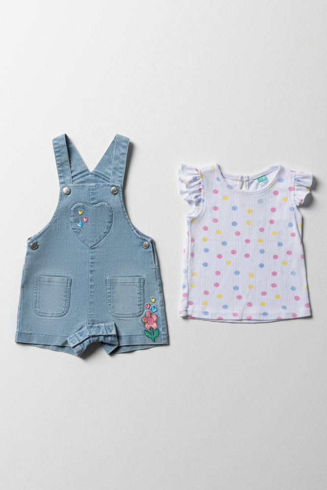 Dungaree Set Blue (3)