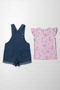 Dungaree Set Pink (5)