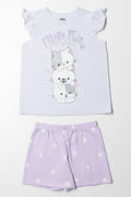 Snug  As A Pug Short Pyjamas Set Grey