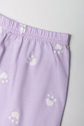 Snug  As A Pug Short Pyjamas Set Grey (2)