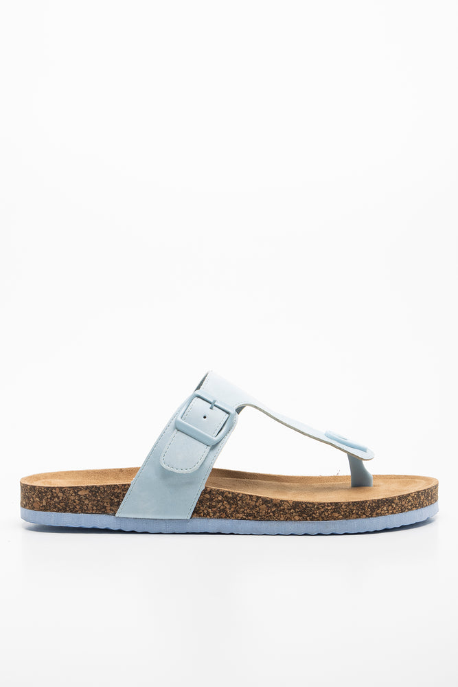 Cork Sandal Blue (1)