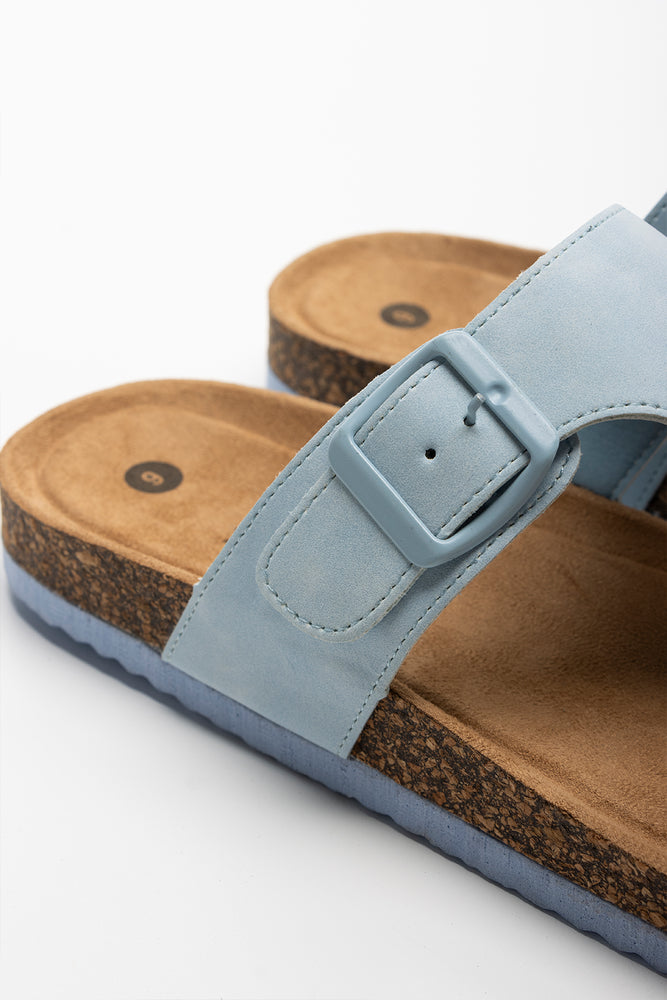 Cork Sandal Blue (3)
