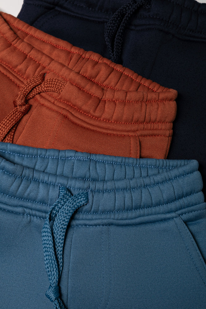 3 Pack Trackpants Black, Brown And Blue (1)