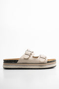 Double Strap Sandals Natural (1)