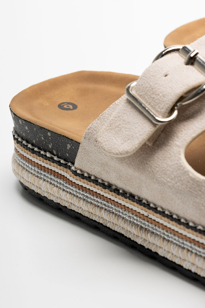 Double Strap Sandals Natural (3)