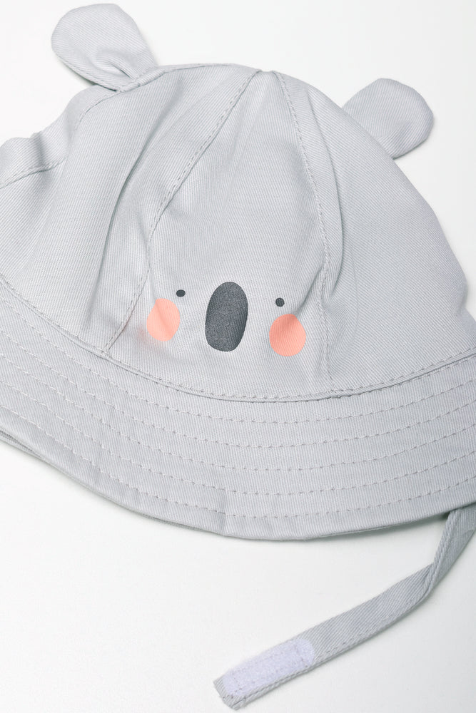 Koala Bucket Hat Grey