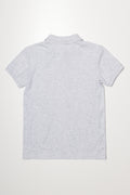 Textured Short Sleeve Golfer Grey (2)