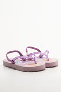 Daisy flip flop coral