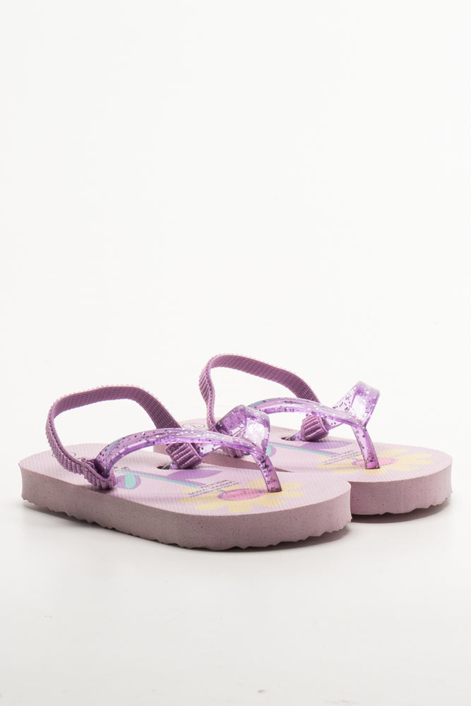 Daisy flip flop coral