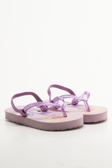 Daisy flip flop coral