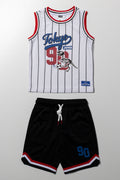 Basket Ball Set White