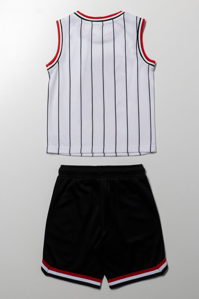 Basket Ball Set White (3)