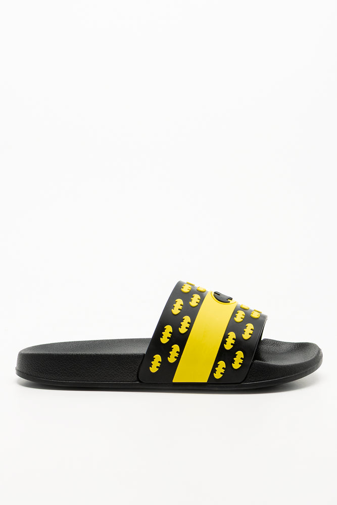 Batman 2 Pack Slides And Flip Flops Black (2)