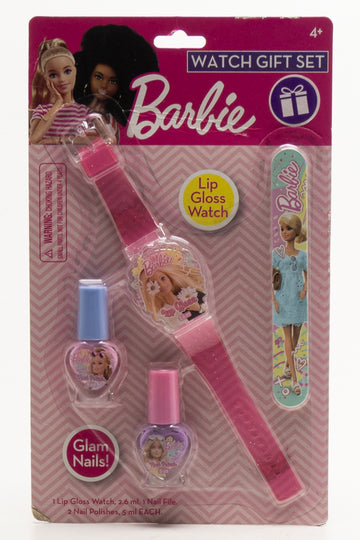 Barbie Lip Balm Watch Set Pink