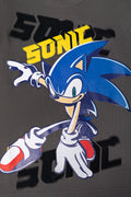Sonic Short Sleeve T-Shirt Grey (1)