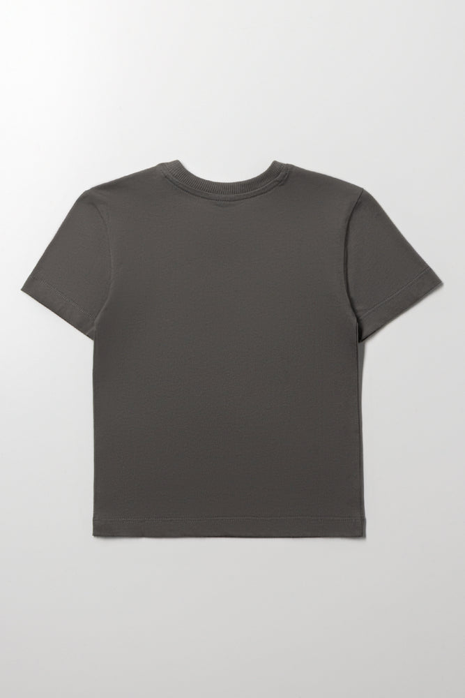 Sonic Short Sleeve T-Shirt Grey (2)