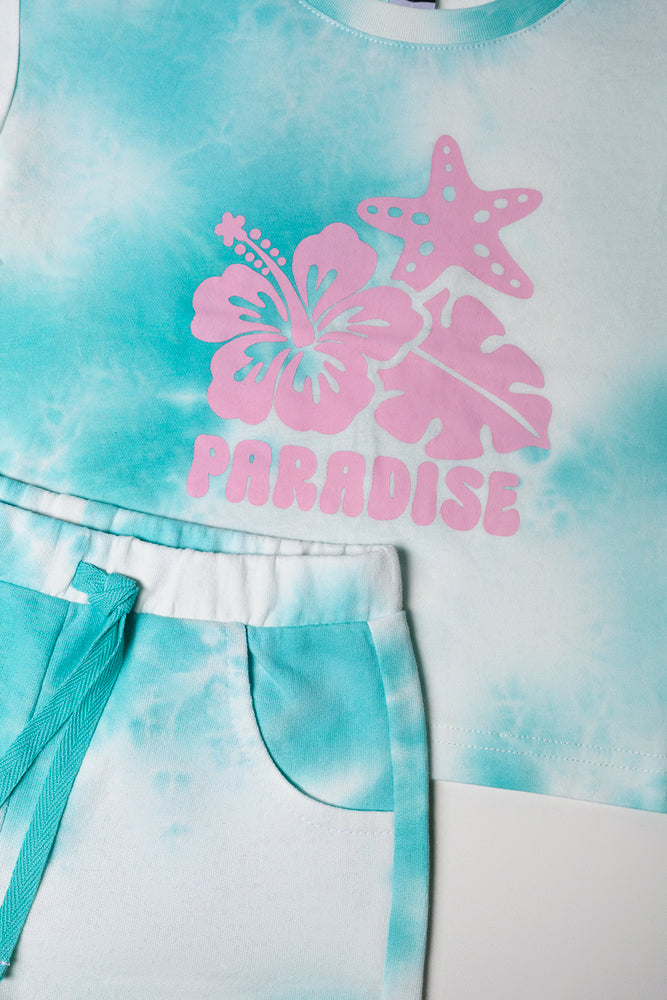 Tie Dye Set Blue & White