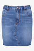 Mini Denim Skirt Blue