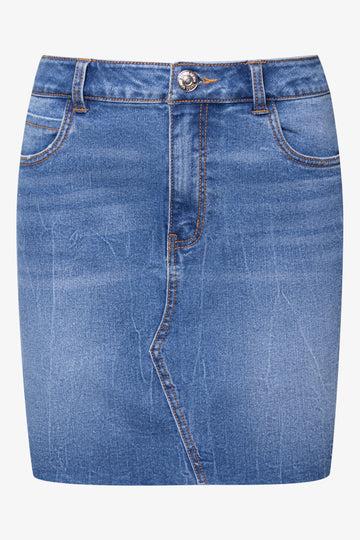 Mini Denim Skirt Blue