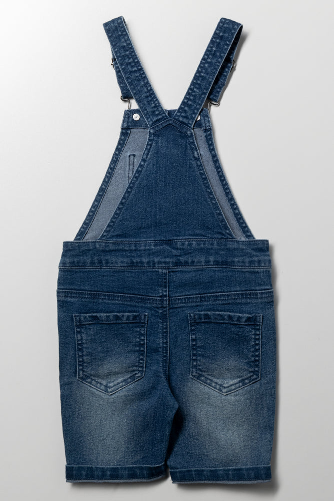 Spider-Man Short Denim Dungaree Blue (3)