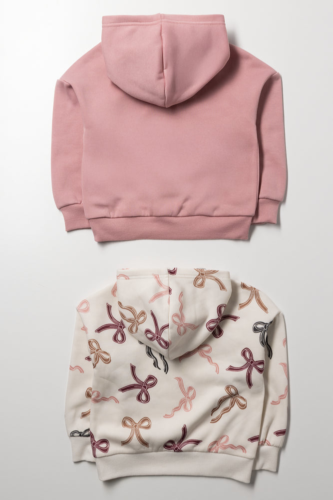 2 Pack Tracktops Pink And Natural (2)