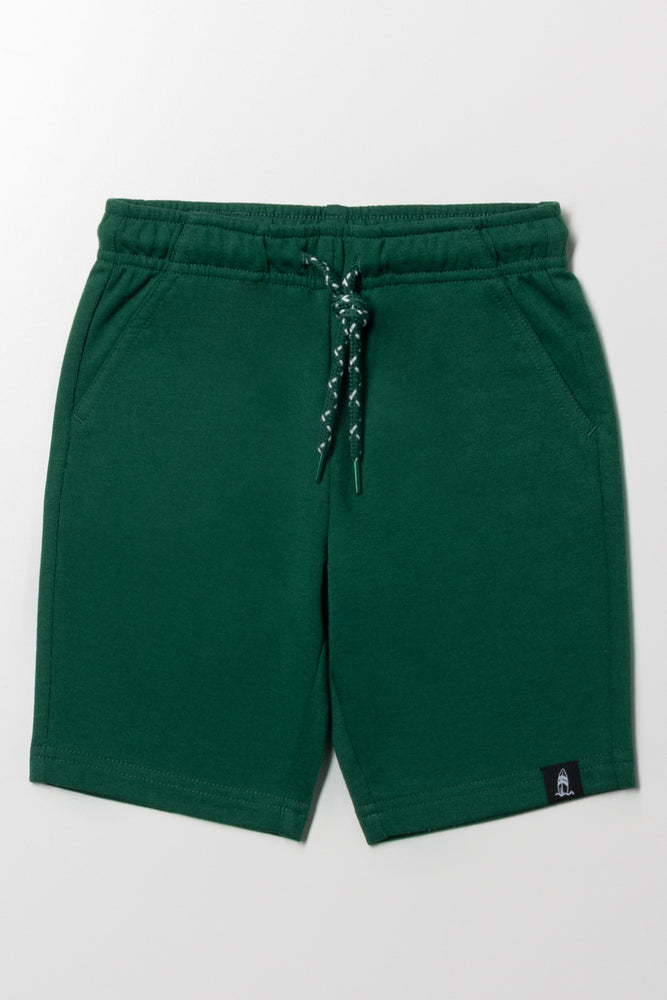 Knit Shorts Green