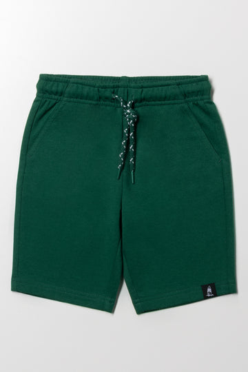 Knit Shorts Green