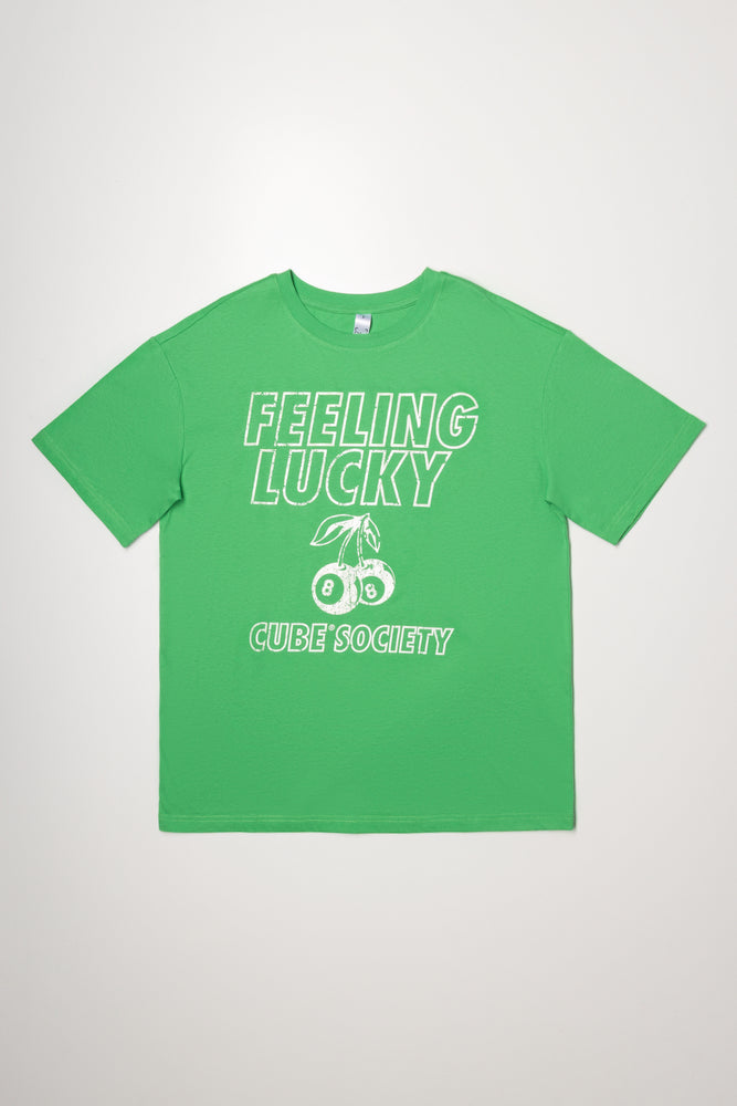 Oversized Graphic T-Shirt Green