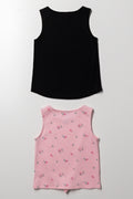 2 Pack Vets Black And Pink (2)